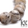 Tumbled round beads made of natural mineral feldspar in light yellow color with a decor with a diameter of 6-6.5 mm and a hole for a thread with a diameter of 1 mm. The beads are absolutely natural without any dye and their surface is protected by clear wax.
Country of origin: China
THE PRICE IS FOR 1 PCS.