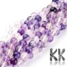 Natural purple fluorite - ∅ 8 mm - ball
