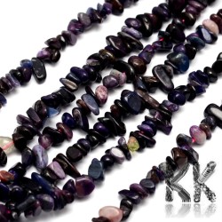 Natural sugilite - fractions - 3 x 8 - 3 x 12 - 3 x 5 mm - weight 5 g (approx. 6 cm)