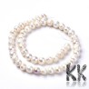 Přírodní perly - ∅ 8 ~ 9 mm - oválky