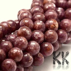 Natural purple mica - ∅ 8 mm - balls