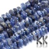 Tumbled beads in the shape of nuggets made of natural mineral tanzanite with dimensions of 9-10 x 1.5-5 mm and with a hole for a thread with a diameter of 1 mm. The beads are absolutely natural without any dye.
Country of origin: Tanzania
THE PRICE IS FOR 1 PCS.