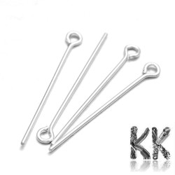 Knitting needle made of sterling silver (925 Ag) - 30 mm