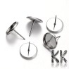Puzeta made of stainless (or surgical) steel with a diameter of 12 mm, a pin with a length of 12 mm, a thickness of 0.7 mm and a bed with a diameter of 10 mm. Puzety are made of stainless steel type 201.
THE PRICE IS FOR 2 PCS (1 PAIR).
