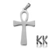 Pendant made of 304 stainless steel - Nile cross / anch - 44.5 x 25.5 x 3 mm