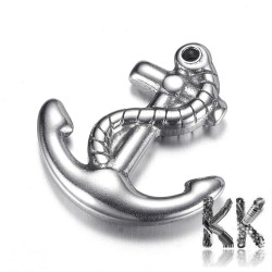 Pendant made of 304 stainless steel - anchor - 20 x 19 x 3 mm
