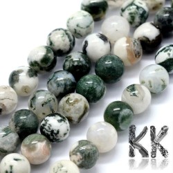 Natural tree agate - ∅ 8 mm - ball