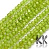 Tumbled round beads made of olivine mineral with a diameter of 2 mm with a hole for a thread with a diameter of 0.5 mm. The beads are absolutely natural without any dye.
Country of origin: Africa
THE PRICE IS FOR 1 PCS.