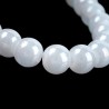 Imitation jade - plated balls - ∅ 8 mm