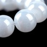 Imitation jade - plated balls - ∅ 8 mm