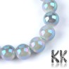 Imitation jade - plated balls - ∅ 8 mm