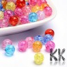 Plastic round beads made of acrylic material with cracks inside with a diameter of 8 mm and a hole for a thread with a diameter of 2 mm.
Note - The beads are offered in packs of 10 grams and the color composition of each pack is purely random. The color composition in the illustration is so purely indicative.
THE PRICE IS FOR 10 g (approx. 33 PCS).
