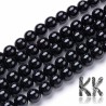 Tumbled round beads made of natural onyx imitating black agate with a diameter of 8 mm and a hole for piercing with a diameter of 1 mm. The beads are absolutely natural without any dye.
Country of origin: Brazil
THE PRICE IS FOR 1 PCS.