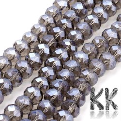 Brushed oval - plated - ∅ 6 x 8 mm