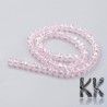 Brushed oval - plated - ∅ 6 x 8 mm