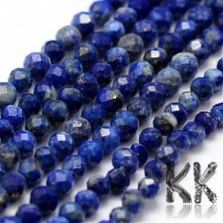 Přírodní lapis lazuli - Ø 2 mm - broušená kulička