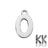 Pendant made of 304 stainless steel - number 13 x 8 x 1 mm