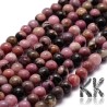 Tumbled round beads made of natural mineral rhodonite with a diameter of 8 mm with a hole for a thread with a diameter of 1 mm. The beads are completely natural without any dye.
Country of origin China
THE PRICE IS FOR 1 PCS.