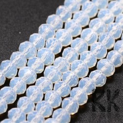 Synthetic opal - Ø 2-3 x 2 mm - cut roundel