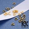 Brass crimp end - for sleeves up to Ø 0.5 mm (2 pcs)