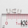 Mosazná zamačkávací koncovka - pro návleky do Ø 0,5 mm (2 ks)