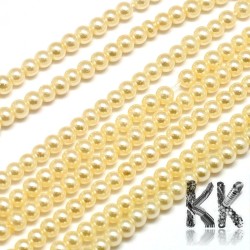Skleněné voskované perly - Ø 4 - 4,5 mm - kuličky