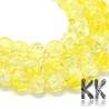 Cracked glass beads - Ø 8.5-9 mm - two-colored balls