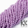 Glass waxed pearls - Ø 4 - 4.5 mm - beads