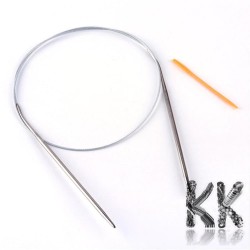 Knitting needles on steel wire 800 x 3.5 mm