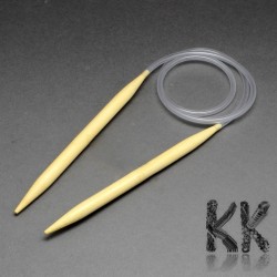 Bamboo knitting needles on a rubber hose - 800 x 2 mm