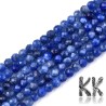 Tumbled and faceted round beads made of natural mineral kyanite with a diameter of 3 mm with a hole for a thread with a diameter of 0.5 mm. The beads are completely natural without any dye.
Country of origin Brazil
THE PRICE IS FOR 1 PCS.