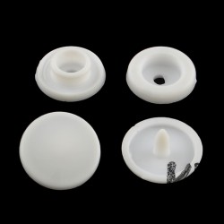 Plastic button fastening - 12 x 6 mm