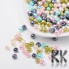 Glass waxed pearls - pastel mix - Ø 4 mm - advantageous package 400 pcs