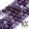Tumbled round beads made of natural mineral lepidolite (purple mica variety) with a diameter of 6 mm with a hole for a thread with a diameter of 1 mm. The beads are completely natural without any dye.
Country of origin Mozambique
THE PRICE IS FOR 1 PCS.