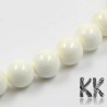 Přírodní lasturové perly ze zévy obrovské - kulička - Ø 8 mm
