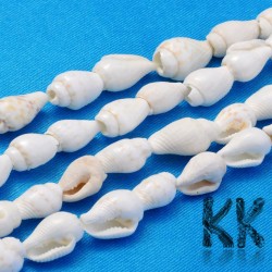 Natural shell beads - Ø 6-11 x 4-7 mm