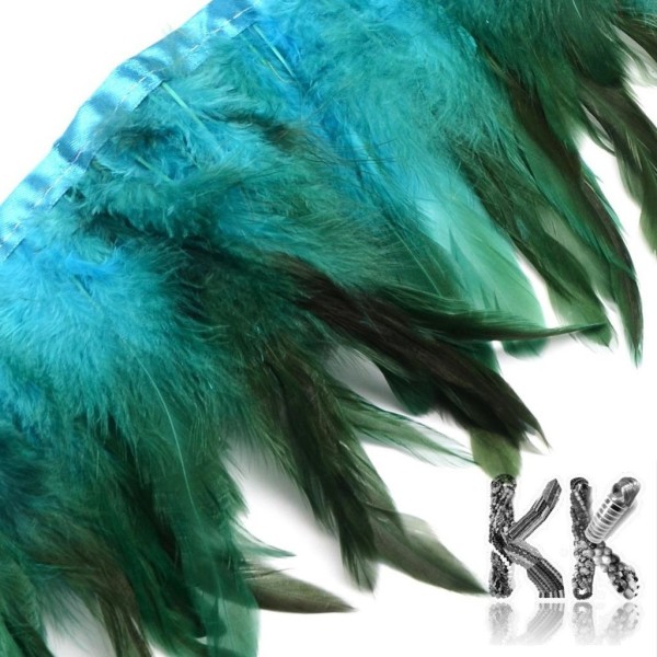Dyed rooster feathers - 110-300 x 28-62 mm