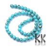 Synthetic turquoise with mother-of-pearl - Ø 8 mm - colored balls