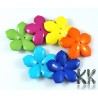 Akrylové knoflíky - květina - Ø 40 x 7 mm - náhodný mix barev - množství 10 g (cca 2,5 ks)