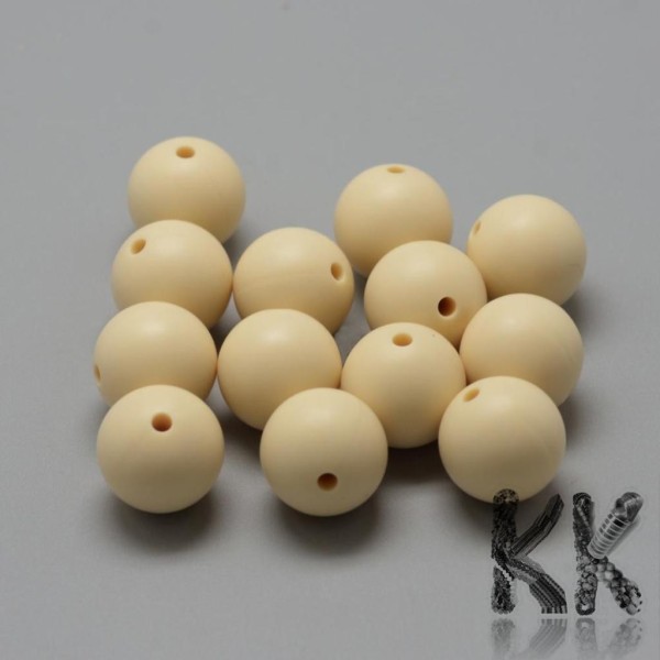 Korálky z potravinářského silikonu - kuličky - Ø 8-10 mm