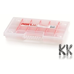 Professional plastic organizer with 22 compartments - 290 x 195 x 35 mm