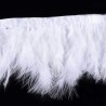 Colored turkey feathers - 120-180 mm - price for 1 cm of sewn feathers (1-2 pcs)
