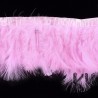 Colored turkey feathers - 120-180 mm - price for 1 cm of sewn feathers (1-2 pcs)
