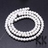 Tumbled round beads made of natural mineral white onyx with a diameter of 4 mm with a hole for a thread with a diameter of 1 mm. The beads are completely natural without any dye.
Country of origin China
THE PRICE IS FOR 1 PCS.