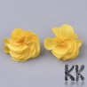 Flower pendant - fabric tassel - 25-30 x 28-35 mm