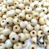 Real hand-carved beads from beef bones (bones of bulls, oxen or cows). The beads have a diameter of 10 mm and a thread with a diameter of 2 mm. The beads are smooth on the surface and have no decors.
Country of origin: India
THE PRICE IS FOR 1 PCS.
