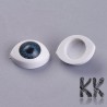 Plastic cabochon - eyes - Ø 10.5 x 14 x 6mm