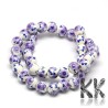 Porcelain beads - printed - Ø10 mm - beads