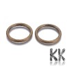 Plastic rings with CCB coating (Copper Coated Beads), which is one of the highest quality, best and most durable coatings on plastics. The rings have a diameter of 49 - 50 mm, a thickness of 5 - 5.5 mm and an inner diameter of 40 mm. It can be used, for example, for the production of dream catchers.
THE PRICE IS FOR 1 PCS
