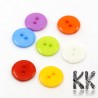Akrylové knoflíky - Ø 12 x 2 mm - náhodný mix barev - výhodné balení 100 ks